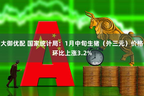 大御优配 国家统计局：1月中旬生猪（外三元）价格环比上涨3.2%